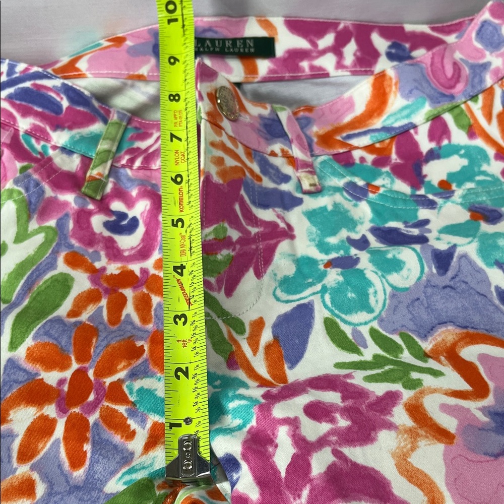 Ralph Lauren Pink and‎ Orange Floral Pants - Picture 5 of 5